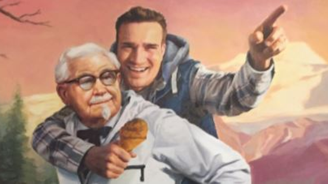 KFC Paints A Special Portrait Of The Man Who Discovered Their Twitter ...