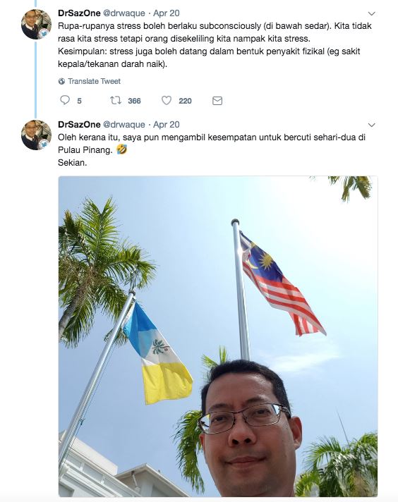 kita nampak happy dan tak stress, tapi rupanya kita tengah stress. doktor ni jelaskan kenapa. 