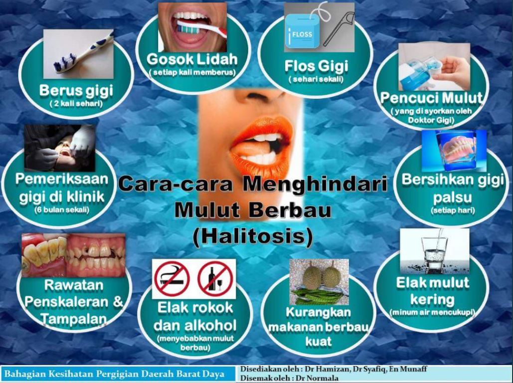 kkm kongsi 10 cara elak mulut berbau, antaranya berus lidah