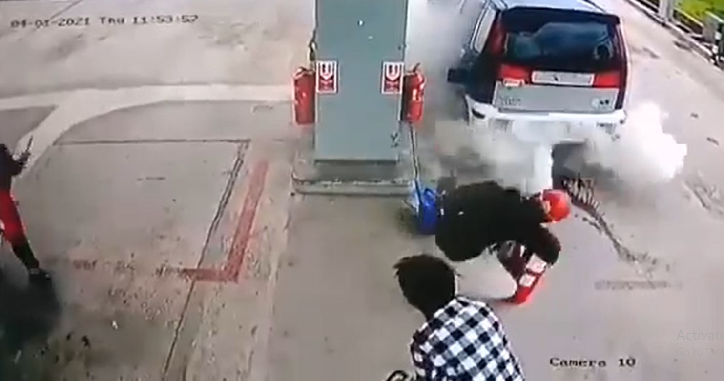 what to do if your car catches fire