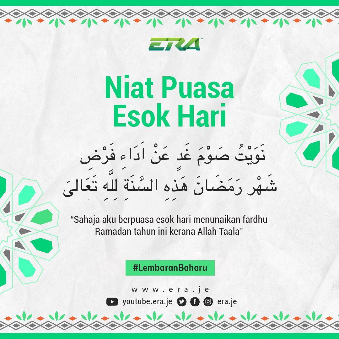 bagaimana hendak niat puasa?