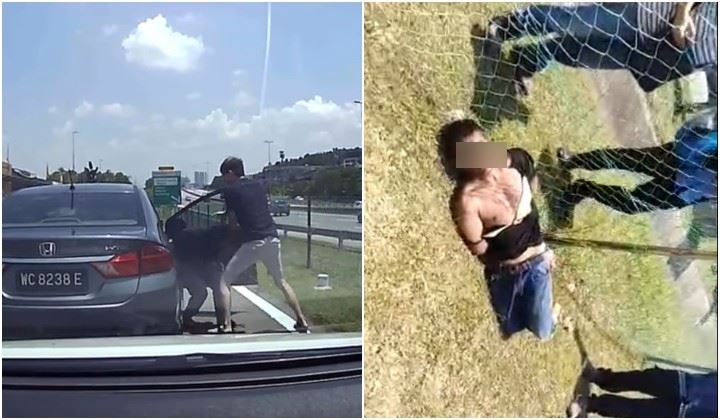 malaysians come together to corner man who stole a lady’s car!