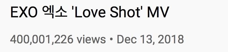 exo berjaya raih 400 juta tontonan menerusi video muzik ‘love shot’ 