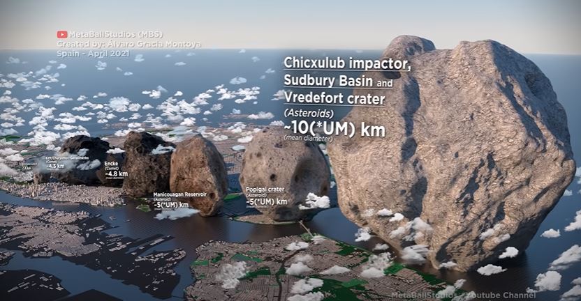 video gambaran saiz asteroid ini buat penonton tercengang