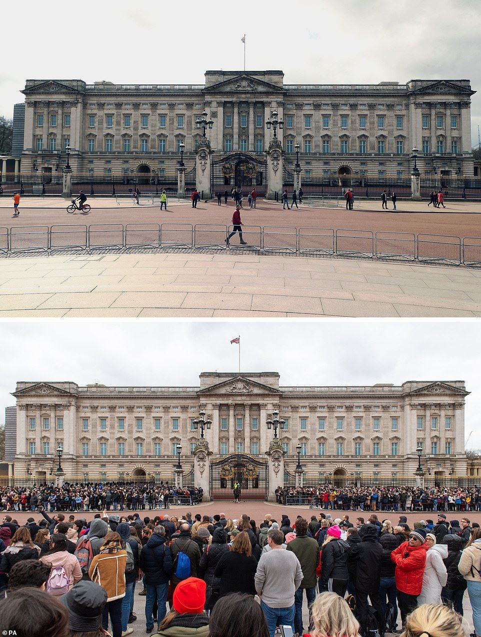 covid-19 – before and after photos