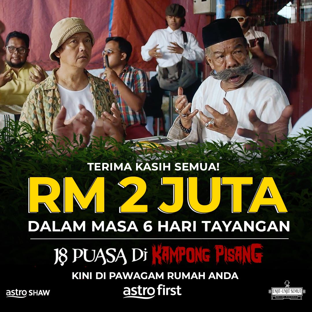 18 puasa di kampong pisang raih rm2 juta dalam 6 hari tayangan!