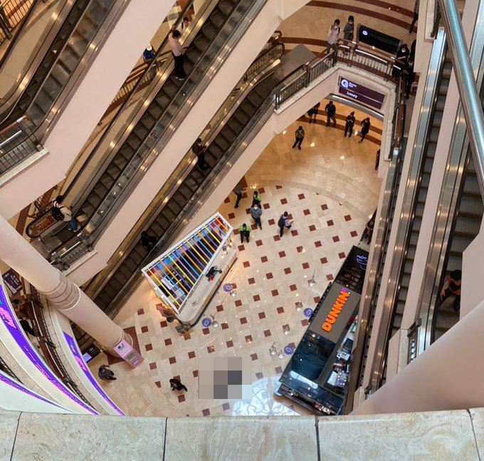 一名男子在klcc坠楼身亡❗️生前患有精神疾病💔