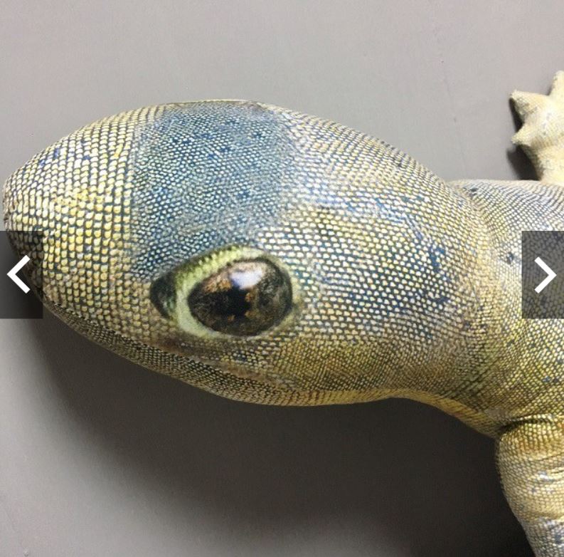 nampak macam betul, bantal cicak ini laris dijual atas talian