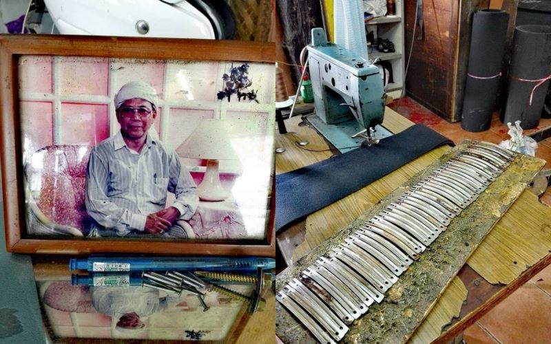 seni buatan tangan, pembuatan capal asli keluarga masih diterapkan