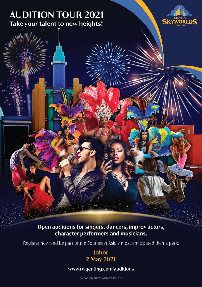 looking for a job? be part of the sky team members at genting skyworlds theme park!