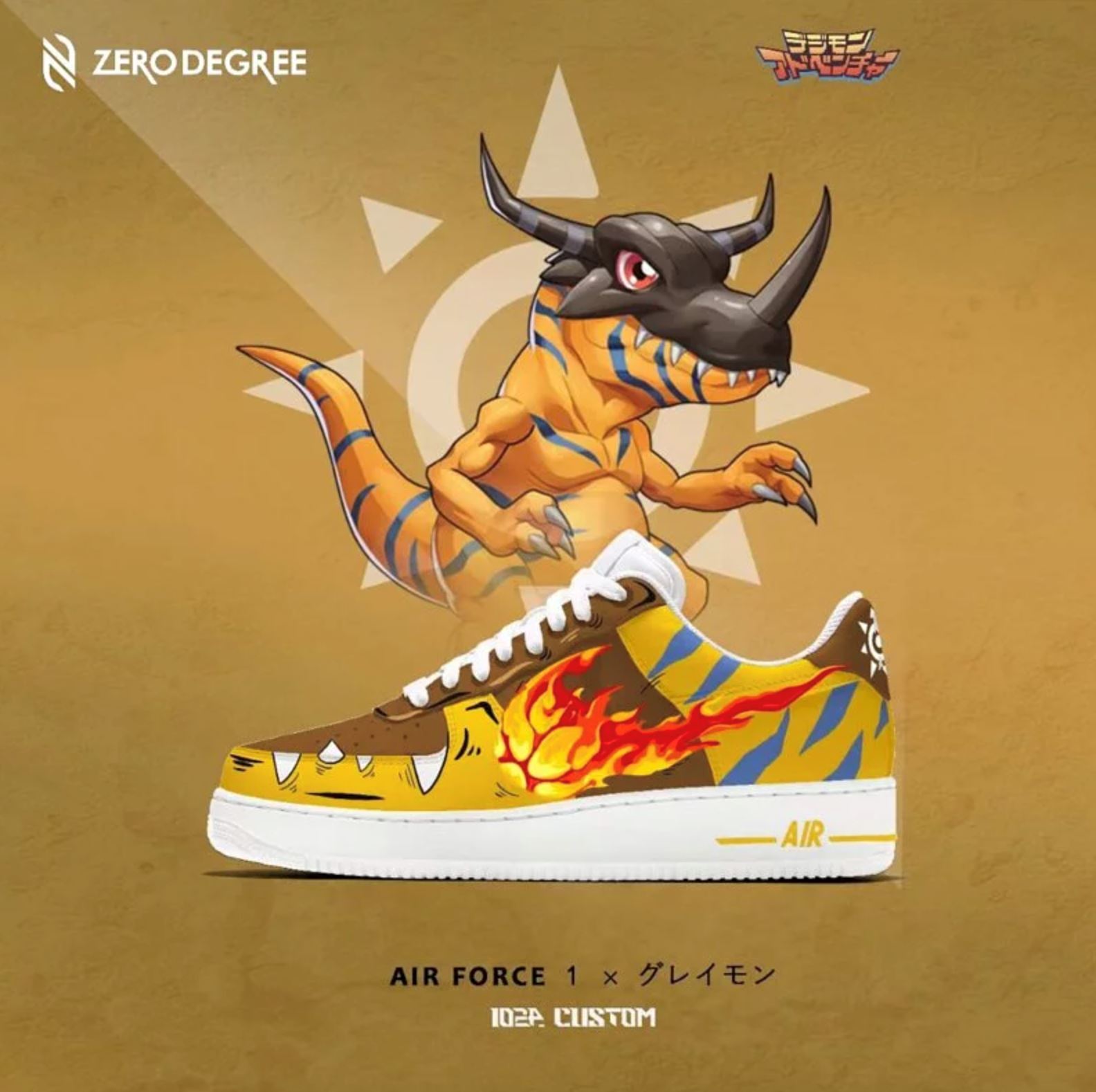 运动品牌和digimon推出潮鞋❗️暴龙兽、天使兽、天女兽等超美🔥