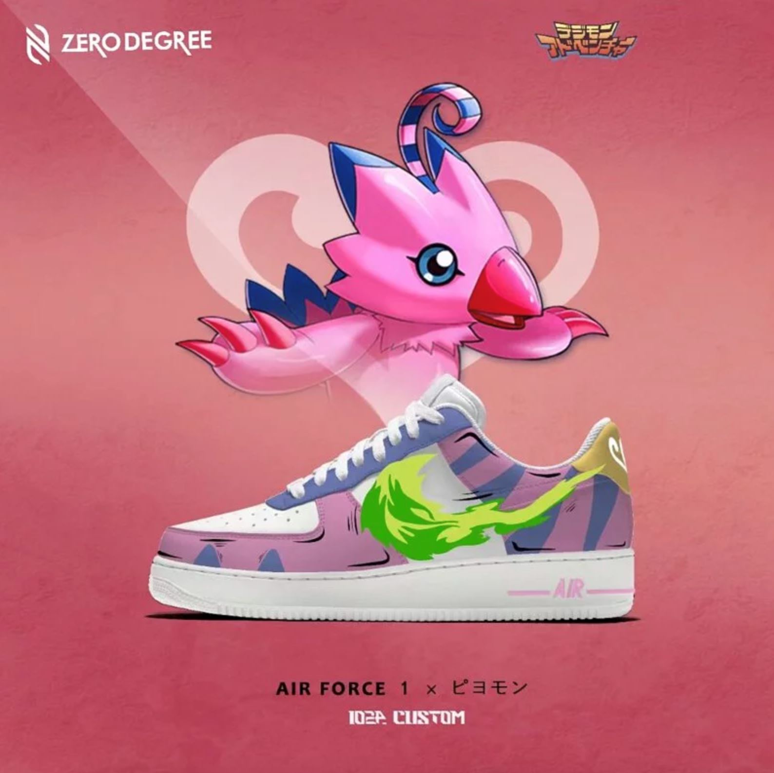 运动品牌和digimon推出潮鞋❗️暴龙兽、天使兽、天女兽等超美🔥