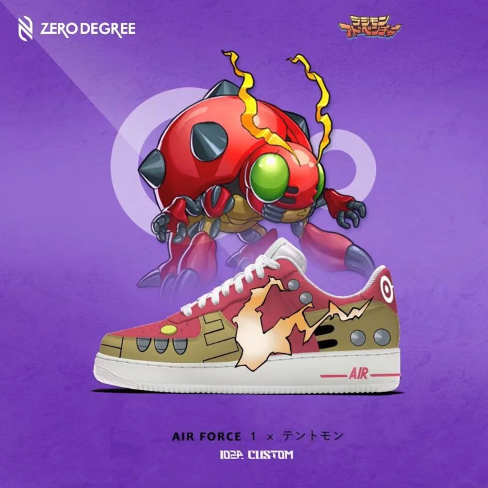 运动品牌和digimon推出潮鞋❗️暴龙兽、天使兽、天女兽等超美🔥