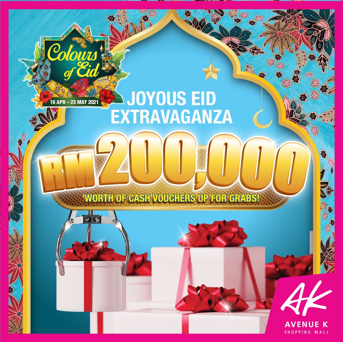 grab up to rm200,000 worth of vouchers when you shop at avenue k now