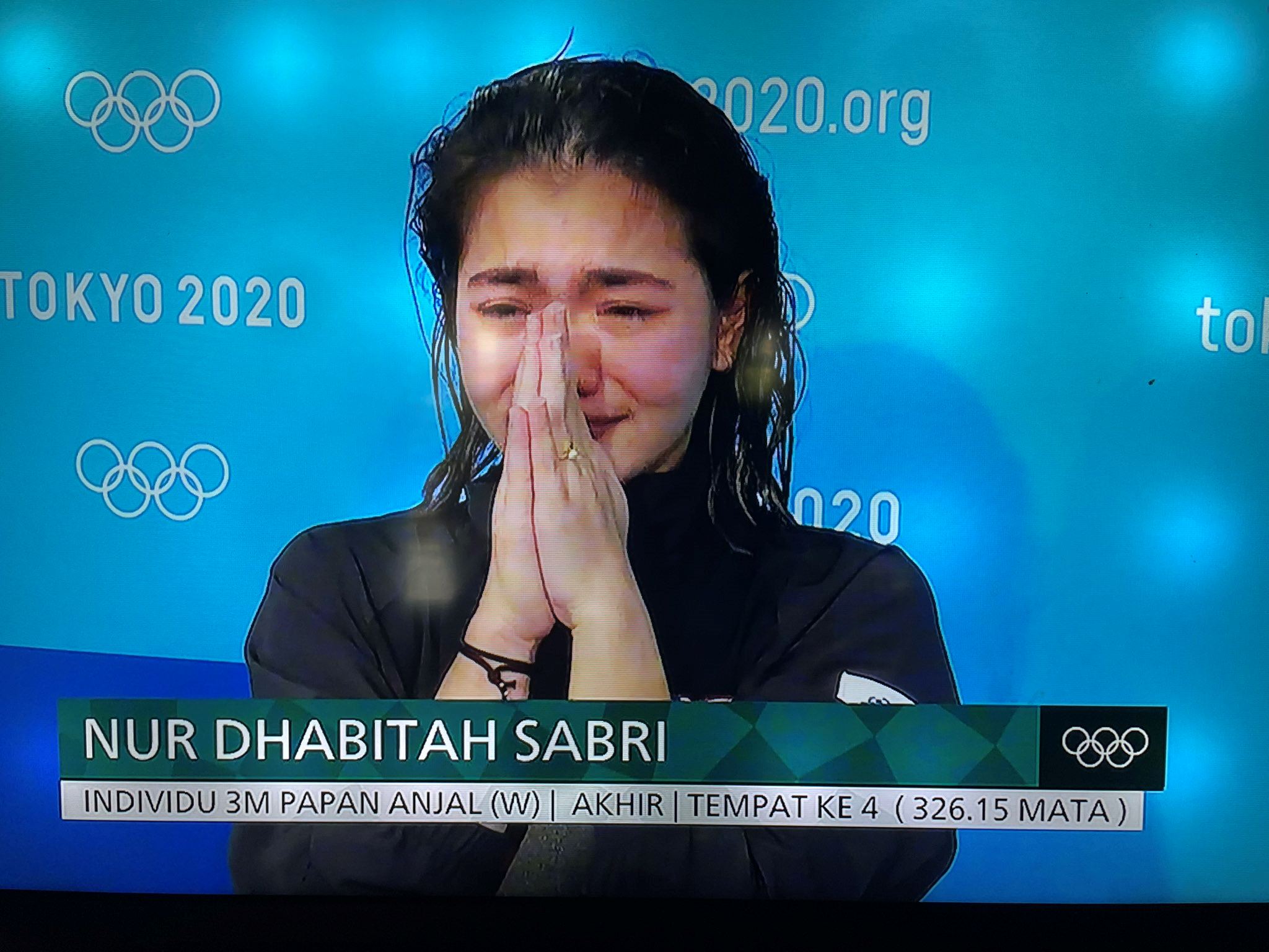 ‘‘i nangis bukan sebab tak menang tapi..’’ air mata dhabitah buat ramai sebak