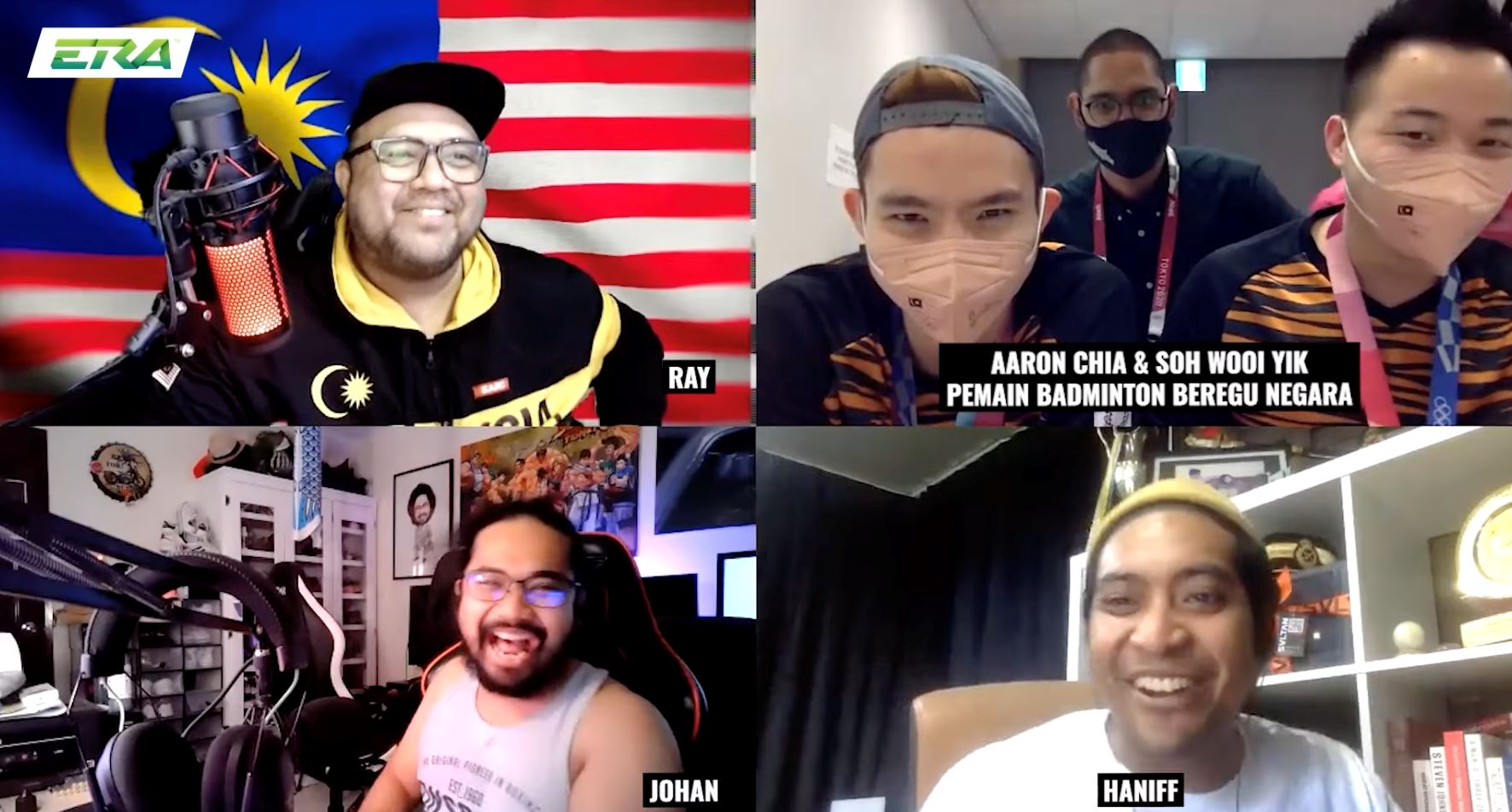 [video] tokyo 2020: johara puji semangat aaron chia-soh wooi yik raih kejayaan pingat gangsa