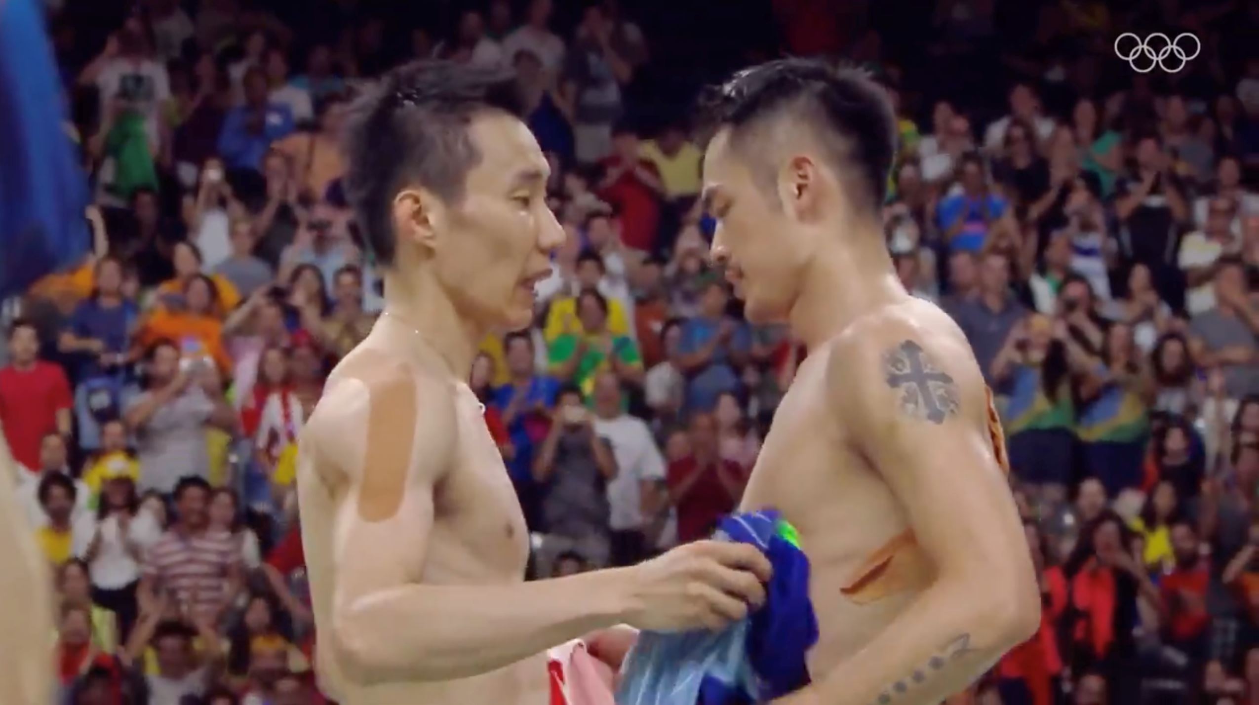 the olympics honour lee chong wei & lin dan’s trading shirts tradition