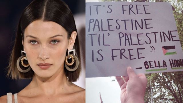 gaza dihujani peluru israel lagi, bella hadid bertekad tak akan berdiam diri