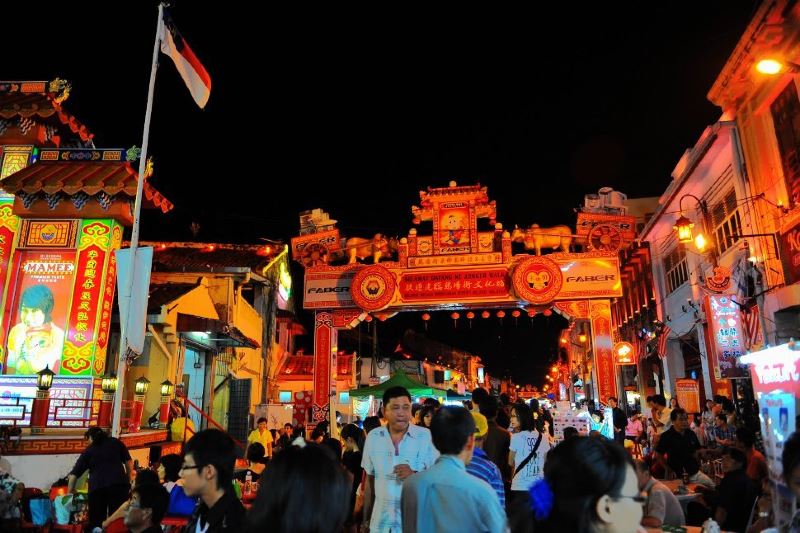 once loud and lively, jonker walk is now quiet and gloomy