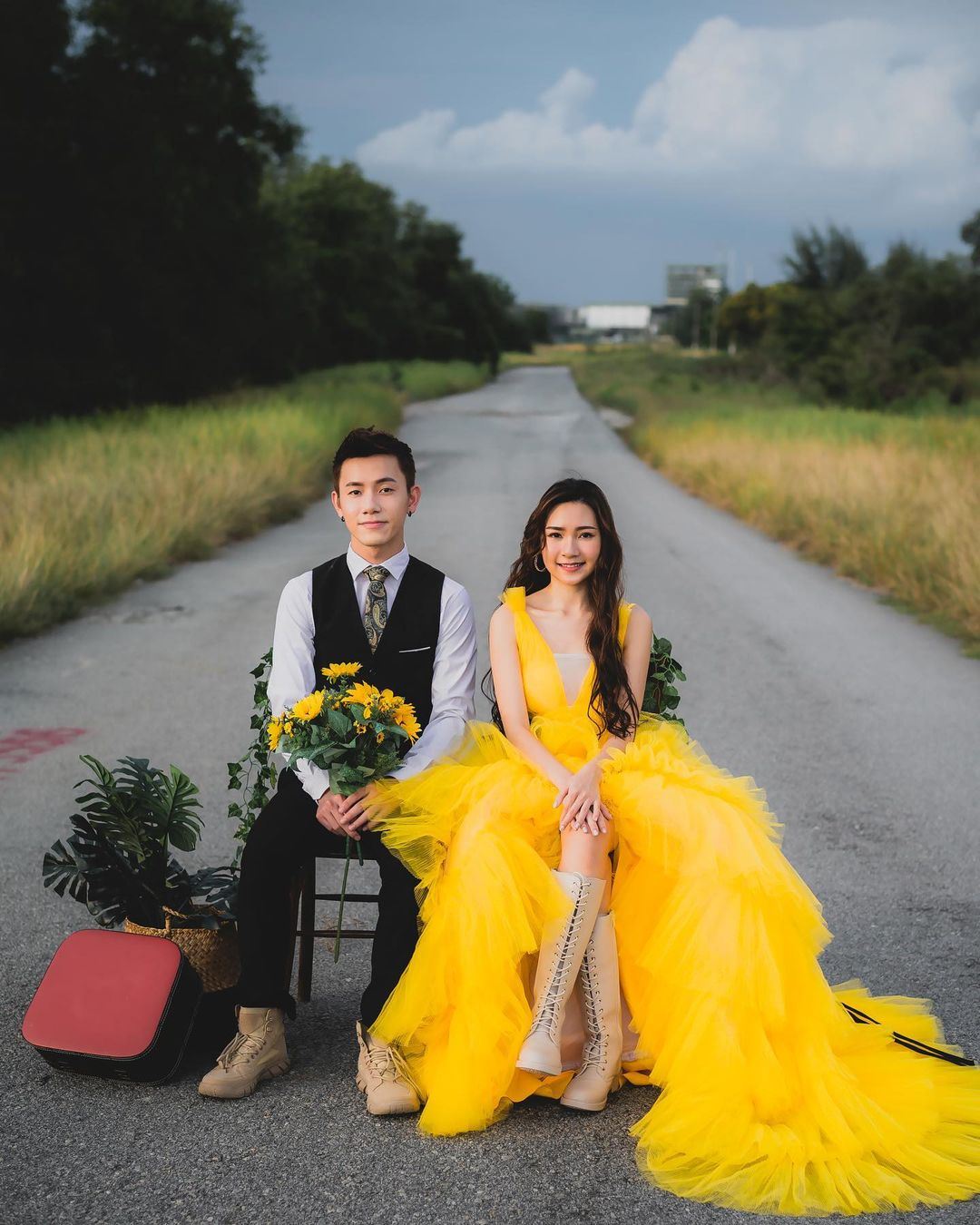 yvonne chua晒孕照：记录跟宝宝合体的时光❤️