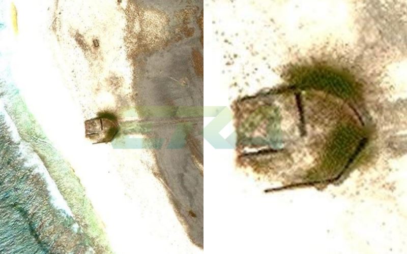 ufo terhempas di bumi? netizen terkejut imej google earth kesan objek aneh seakan ufo