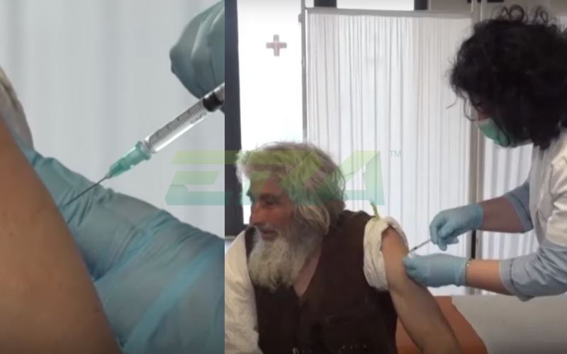 baru tahu wujudnya covid-19, lelaki tinggal dalam gua 20 tahun akhirnya keluar ambil suntikan vaksin