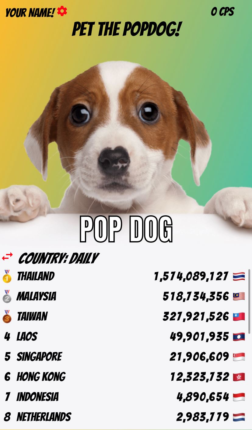出现新战场「popdog」！再为大马取得金牌吧！