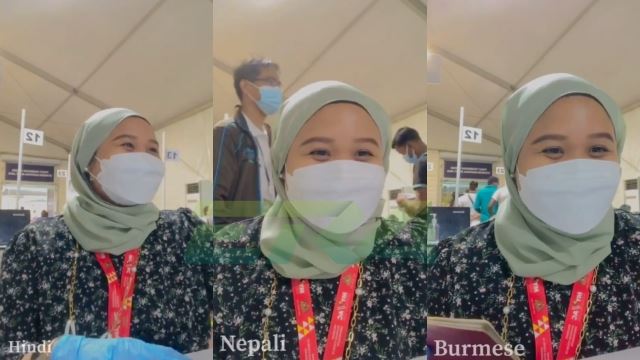 petugas ppv ini mahir cakap tiga bahasa dengan warga asing, “saya hanya mahu mudahkan urusan mereka”