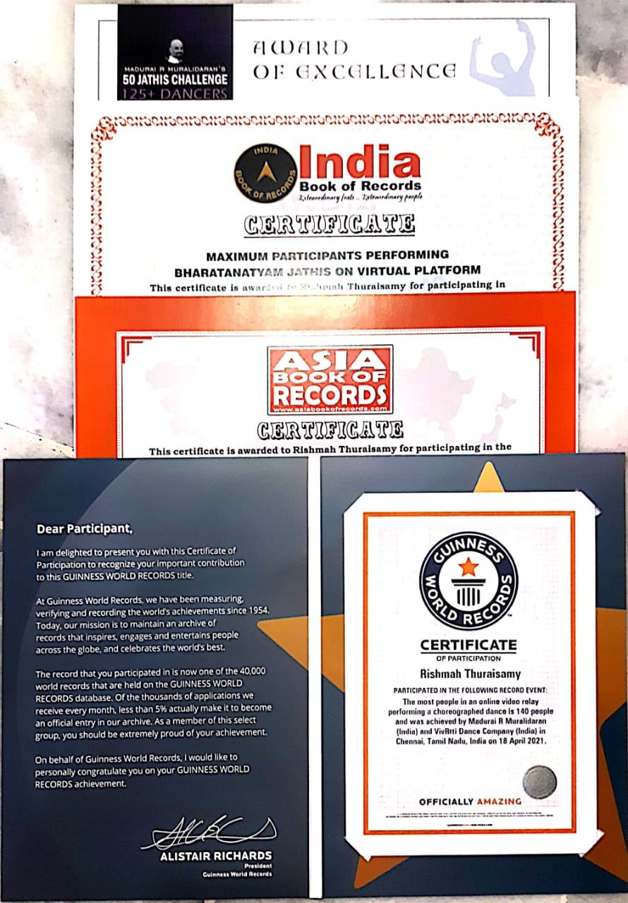 abirami segarran & rishmah thuraisamy help sets new world records with baratham