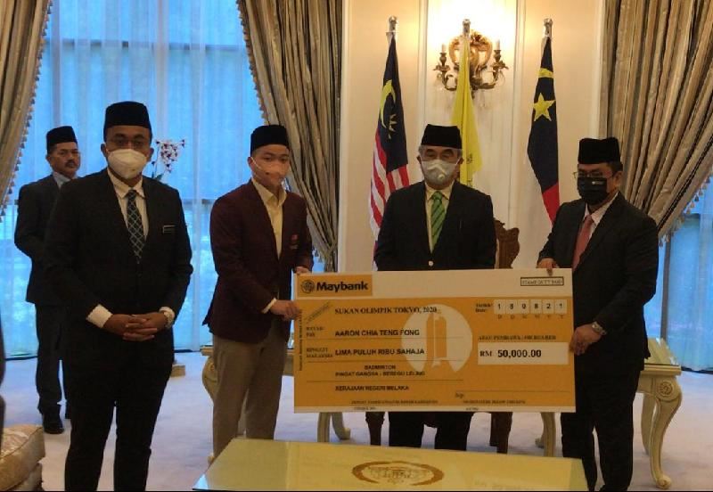 【东京奥运】甲州政府颁发5万9000令吉❗️奖励3名马六甲奥运健儿