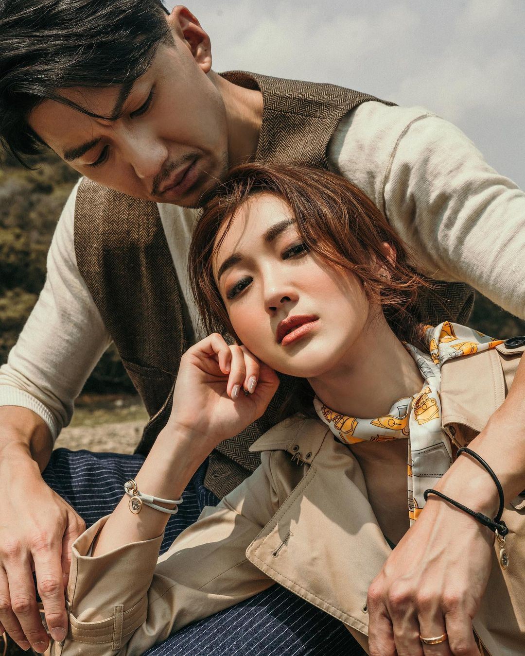 【多图】和袁伟豪拍摄夫妻写真❗️张宝儿大秀好身材哟🤎