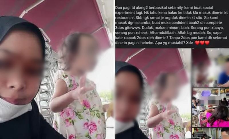 unvaxxed couple who dined-in at restaurant as “social experiment” arrested by police