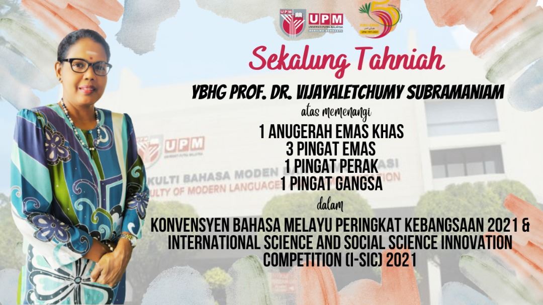 UPM congratulate linguistics professor award