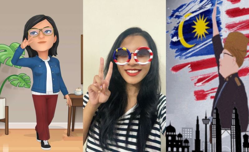 put on your merdeka colours this august 31st with snapchat!