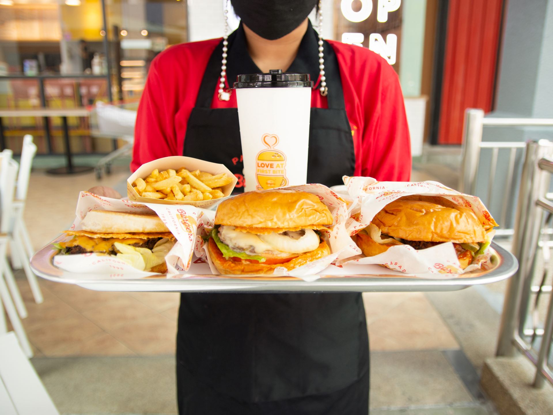 malaysia’s first cheese dipping burger launches first hybrid outlet concept!