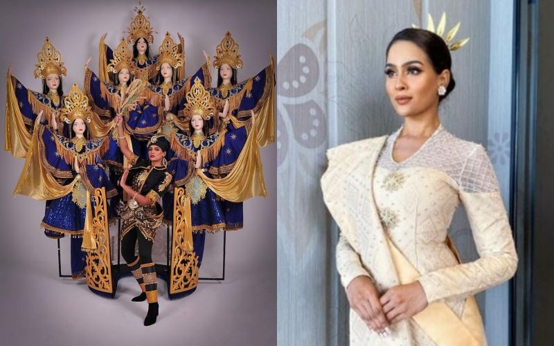 sentuhan kostum bertema ulek mayang beri tuah pada wakil malaysia, berjaya rangkul kostum terbaik di miss grand international