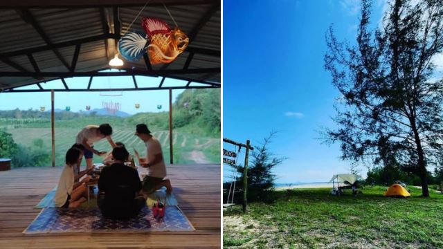 Kesang Farm and Payung Getaway camping sites in Malaysia