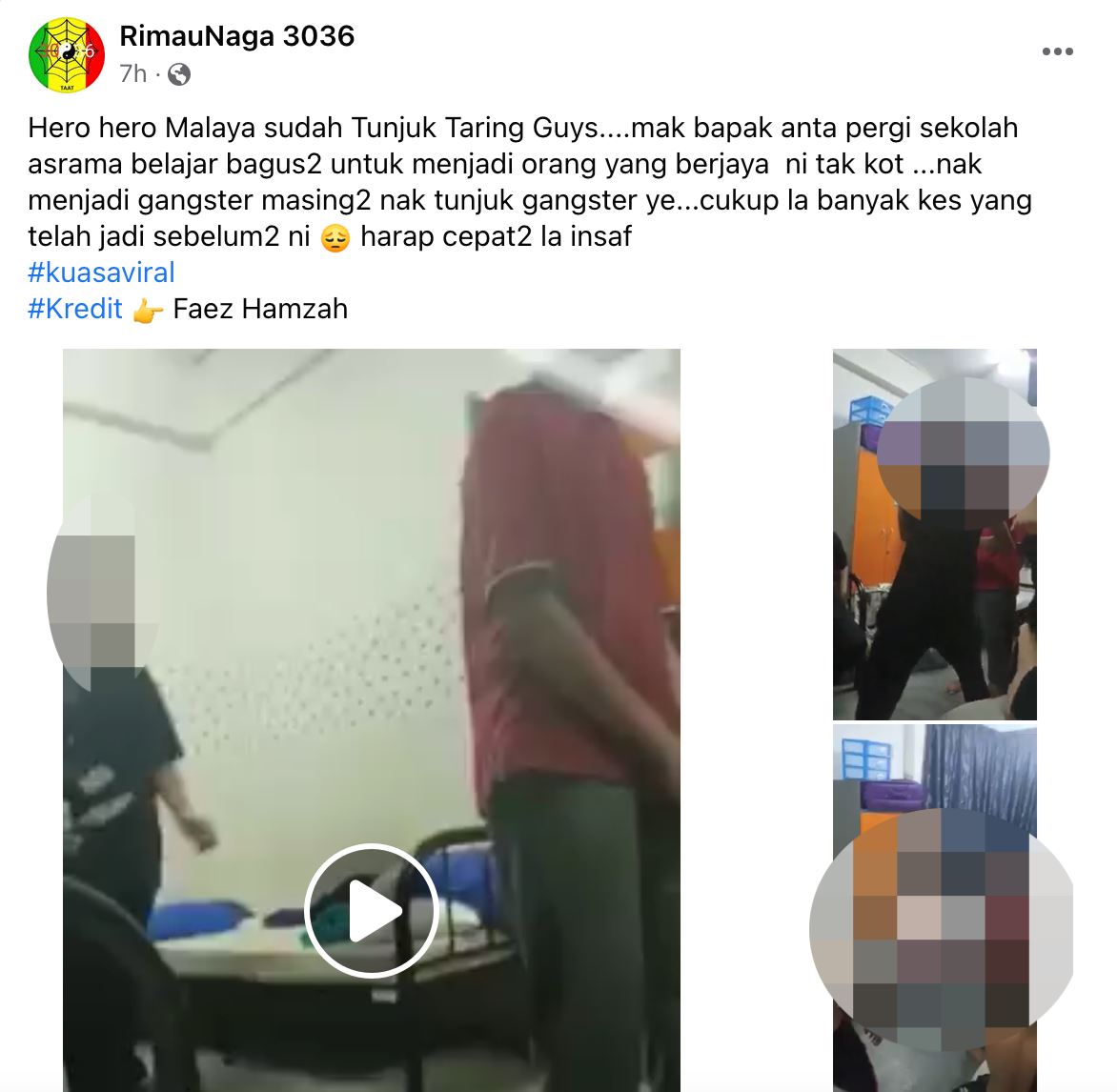pelaku jadikan perut mangsa buli tempat lepas geram undang rasa marah netizen