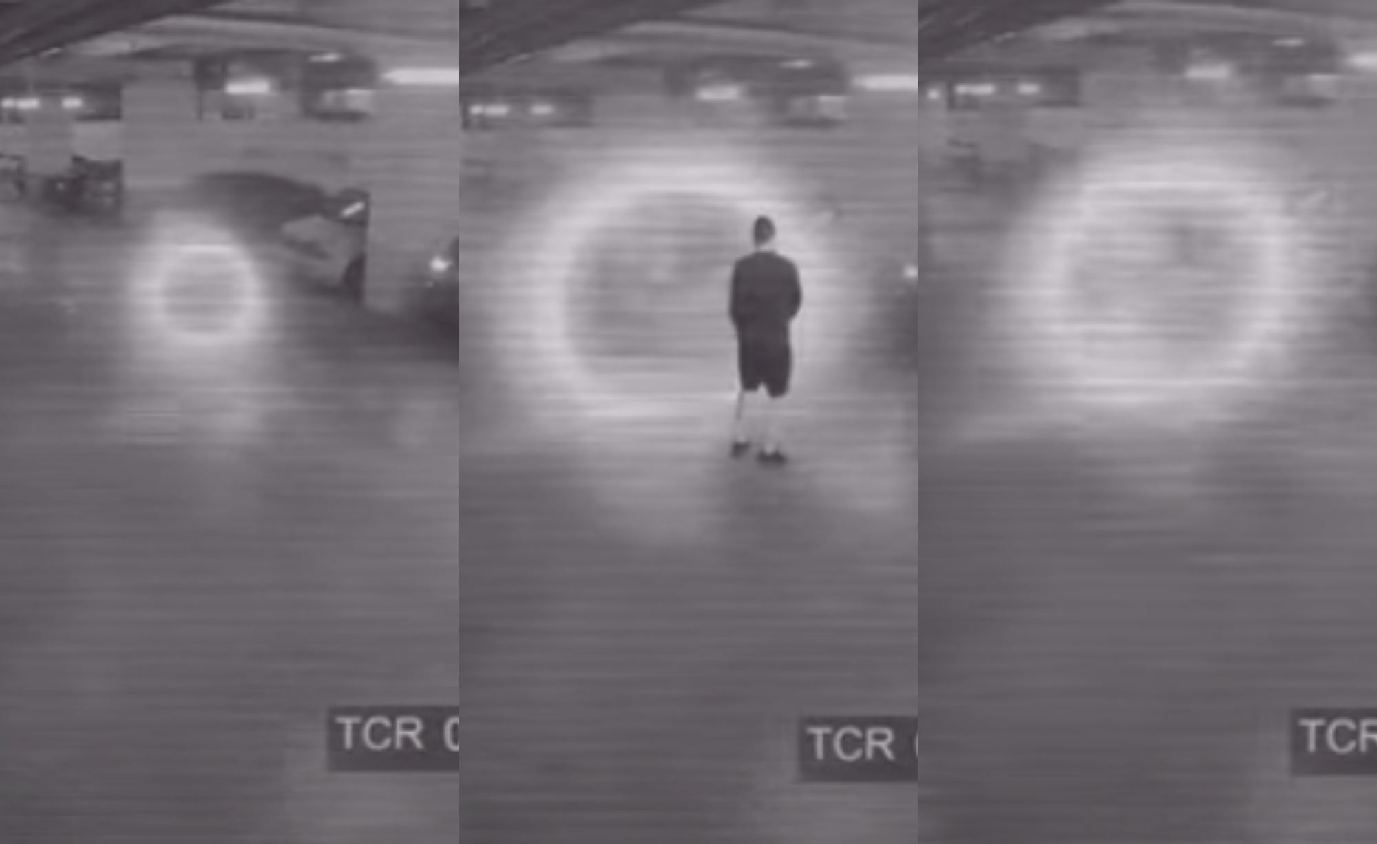 video of man disappearing into mysterious portal at parking lot in kl went viral online!