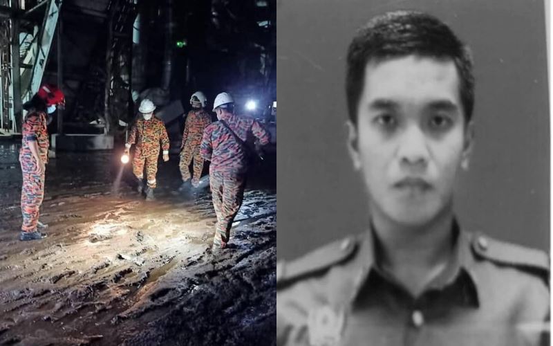 pegawai bomba cedera parah akibat letupan kebakaran kilang meninggal dunia di hospital