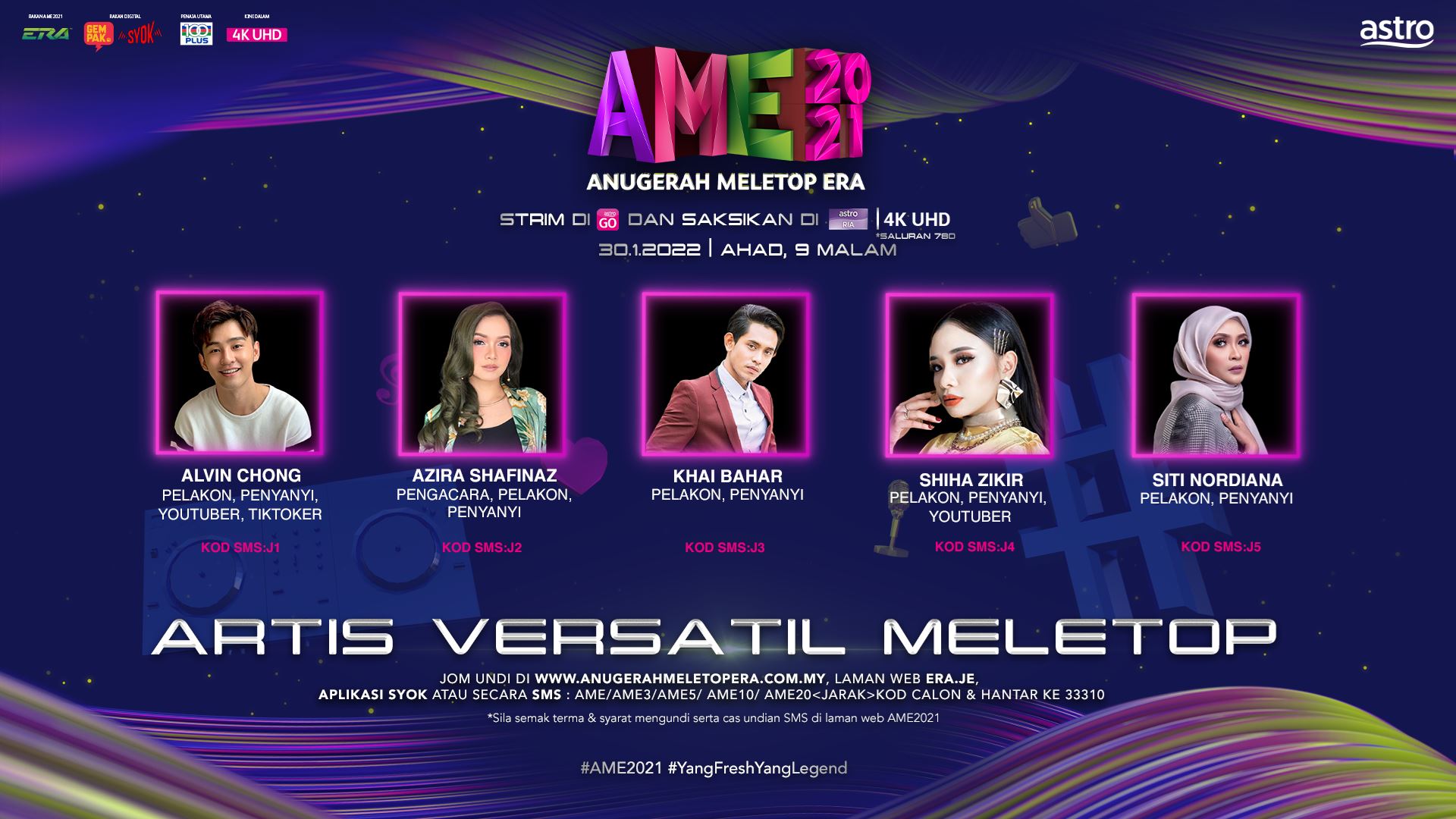 khai bahar dominasi pencalonan akhir, bahang ame2021 kini bermula!