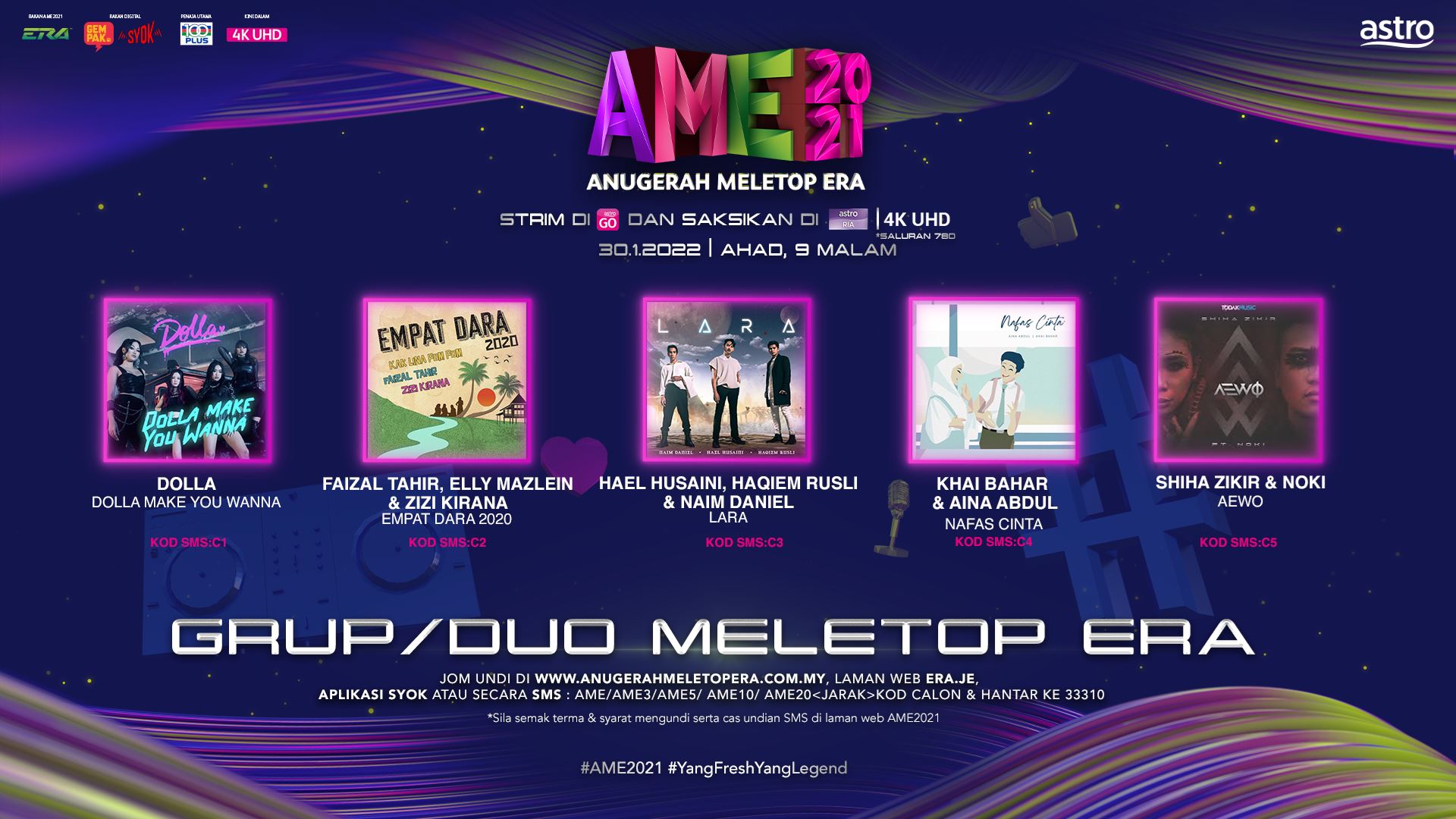 khai bahar dominasi pencalonan akhir, bahang ame2021 kini bermula!