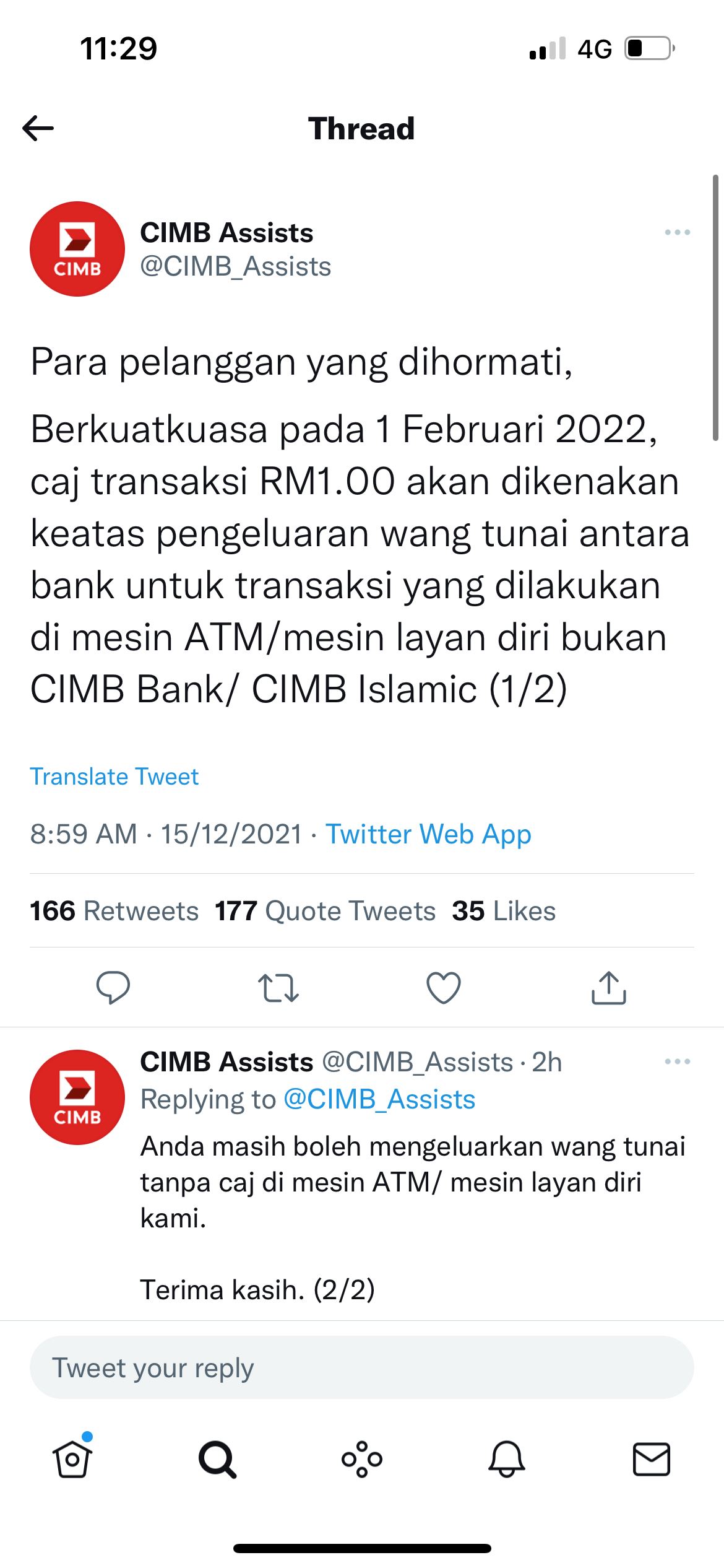 caj rm1 di atm antara bank kembali