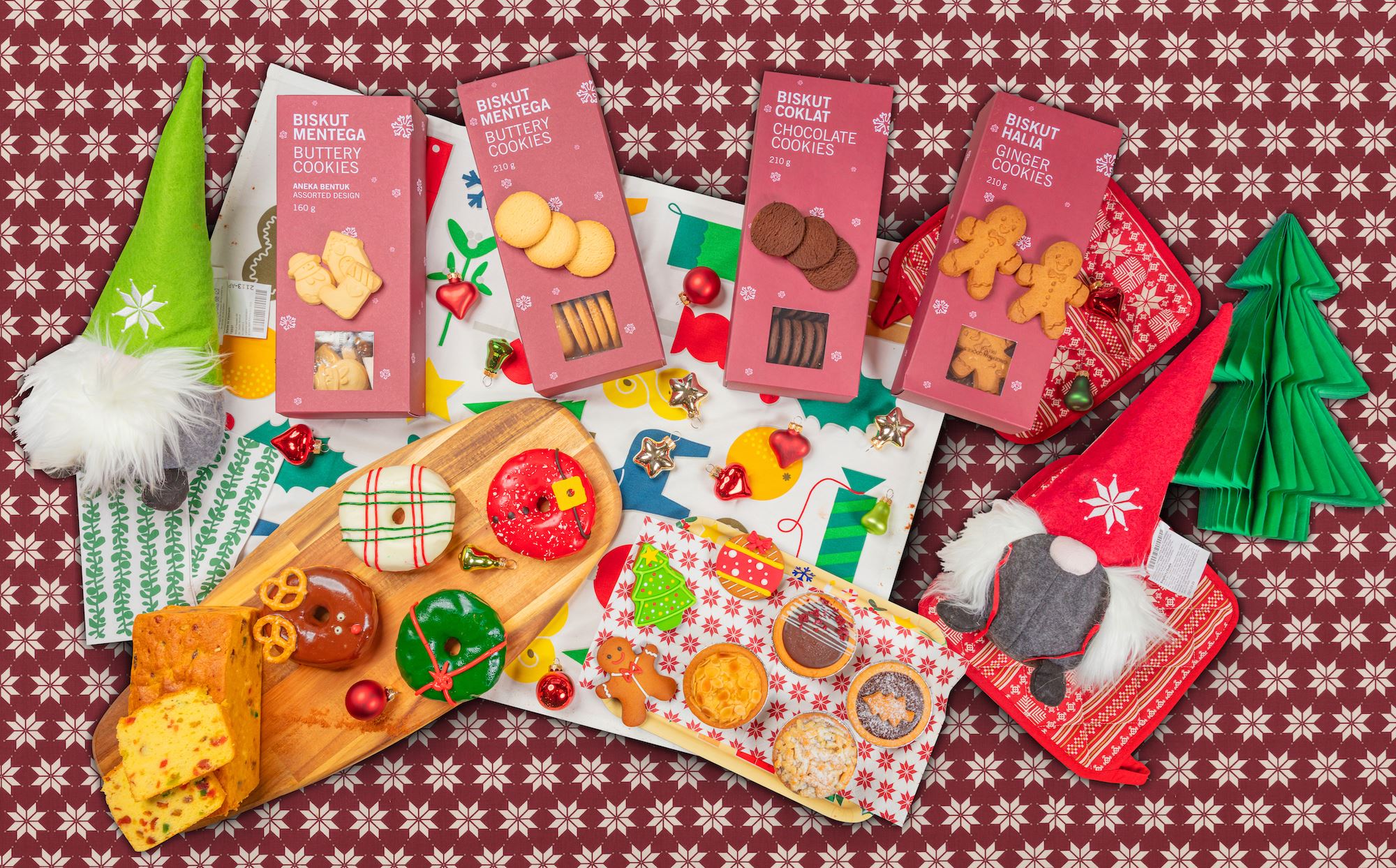 IKEA Swedish Food Market Christmas cookie, donut, cake, tart