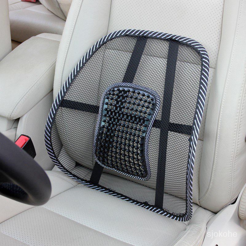 Car seat lumbar back support driving posture