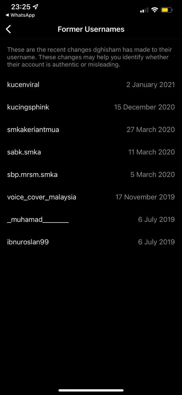 rupanya akaun instagram @dghisham bukan milik kp kesihatan