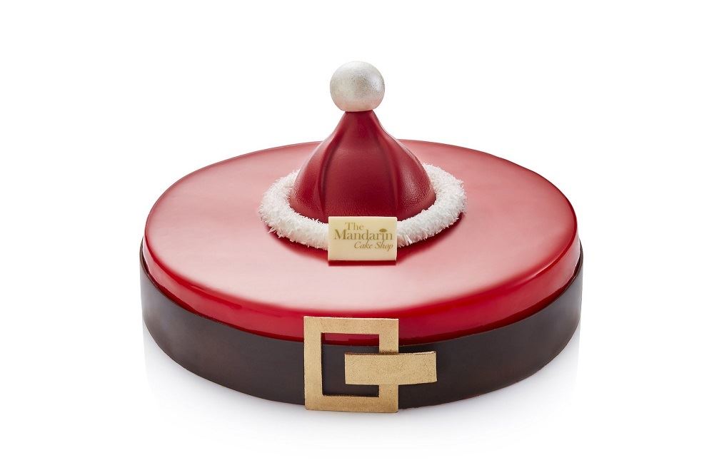 Mandarin Oriental Cherry Apricot Vanilla Cake Christmas dessert
