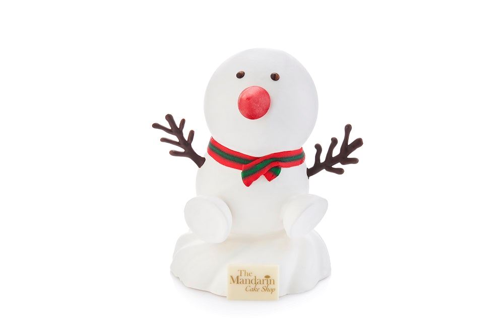 Mandarin Oriental Christmas Snowman chocolate dessert