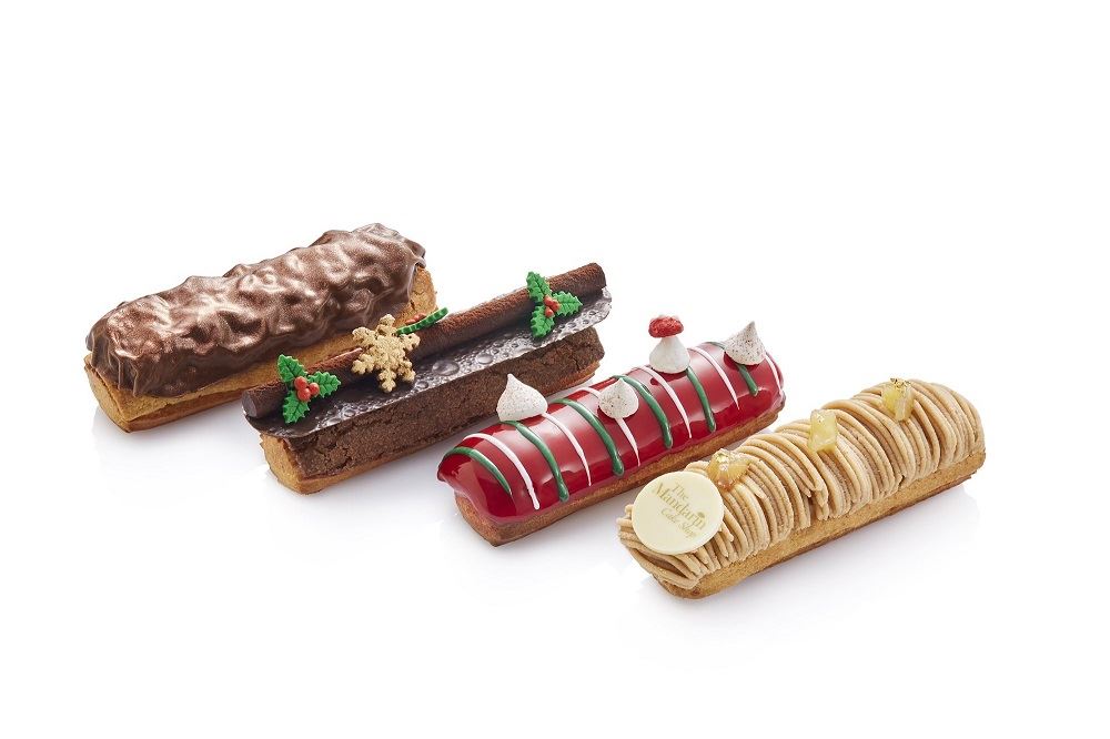 Mandarin Oriental Eclairs Christmas chocolate desserts