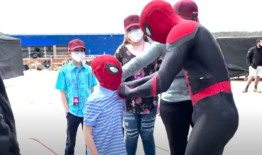 viral lepas selamatkan adiknya, peminat cilik ini berpeluang lepak di set spider-man nwh